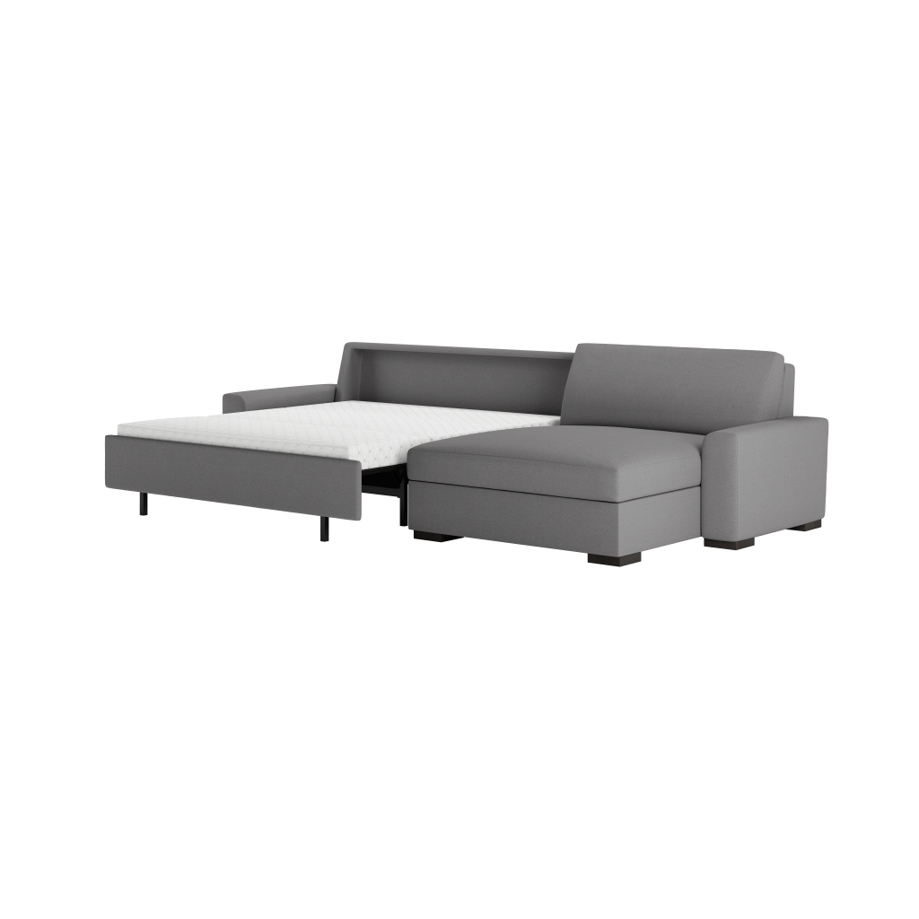 American Leather Olson Comfort Sleeper Sectional-open American Leather Olson Comfort Sleeper Sectional-open