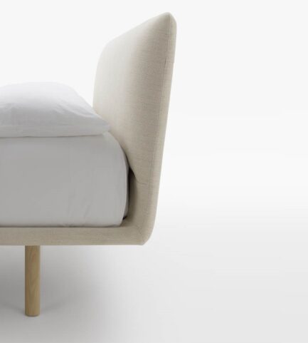 PIANCA Filo up platform bed upholstered detail