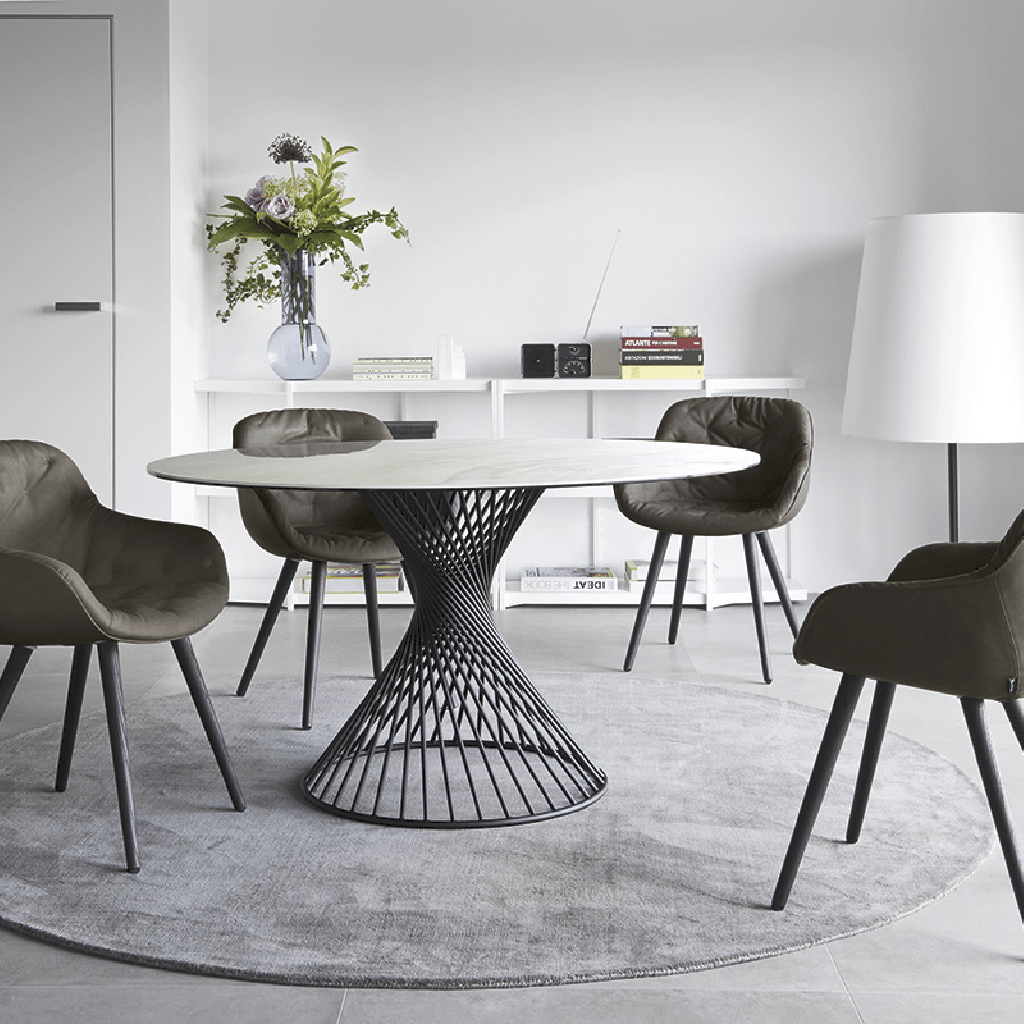 Calligaris VORTEX TABLE_IGLOO SOFT CHAIR Calligaris VORTEX TABLE_IGLOO SOFT CHAIR