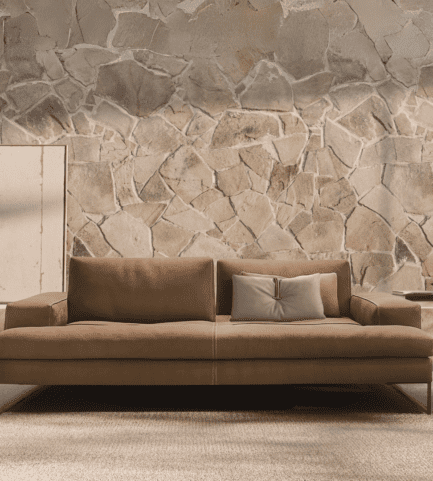gamma sunset leather sofa
