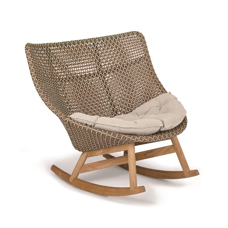DEDON_MBRACE_Rocking_chair_chestnut DEDON_MBRACE_Rocking_chair_chestnut