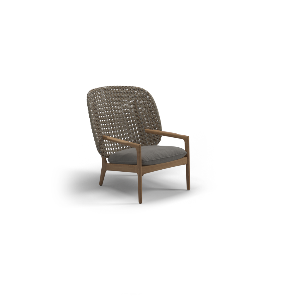 Gloster Kay High Back Lounge Chair_harvest