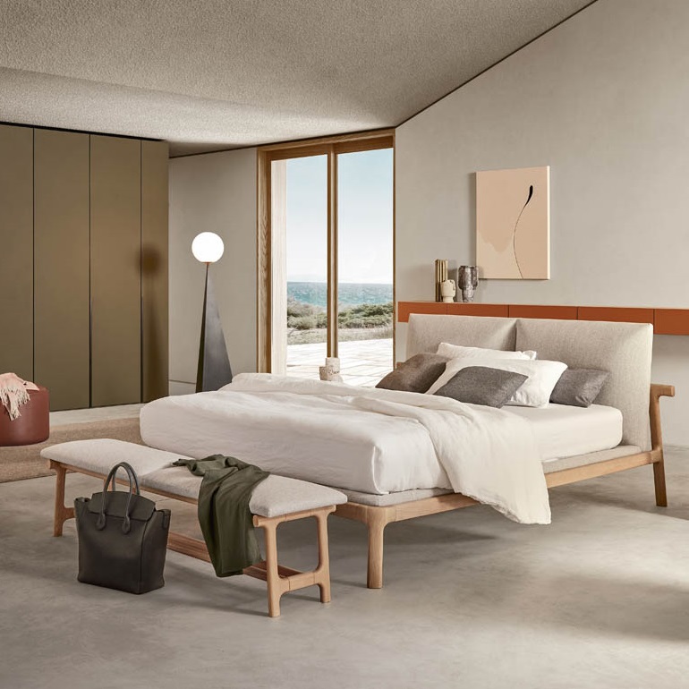PIANCA_Fushimi_platform-wood-bed-lifestyle PIANCA Fushimi platform wood bed lifestyle