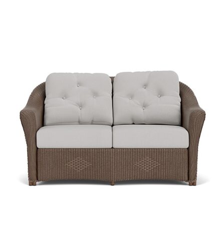 9091 lloyd flanders reflections loveseat bark tundra dove