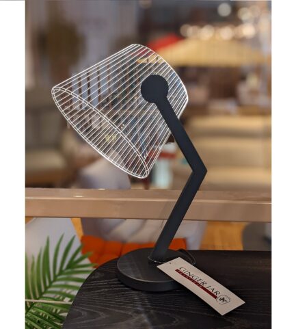 acrylic table lamp black