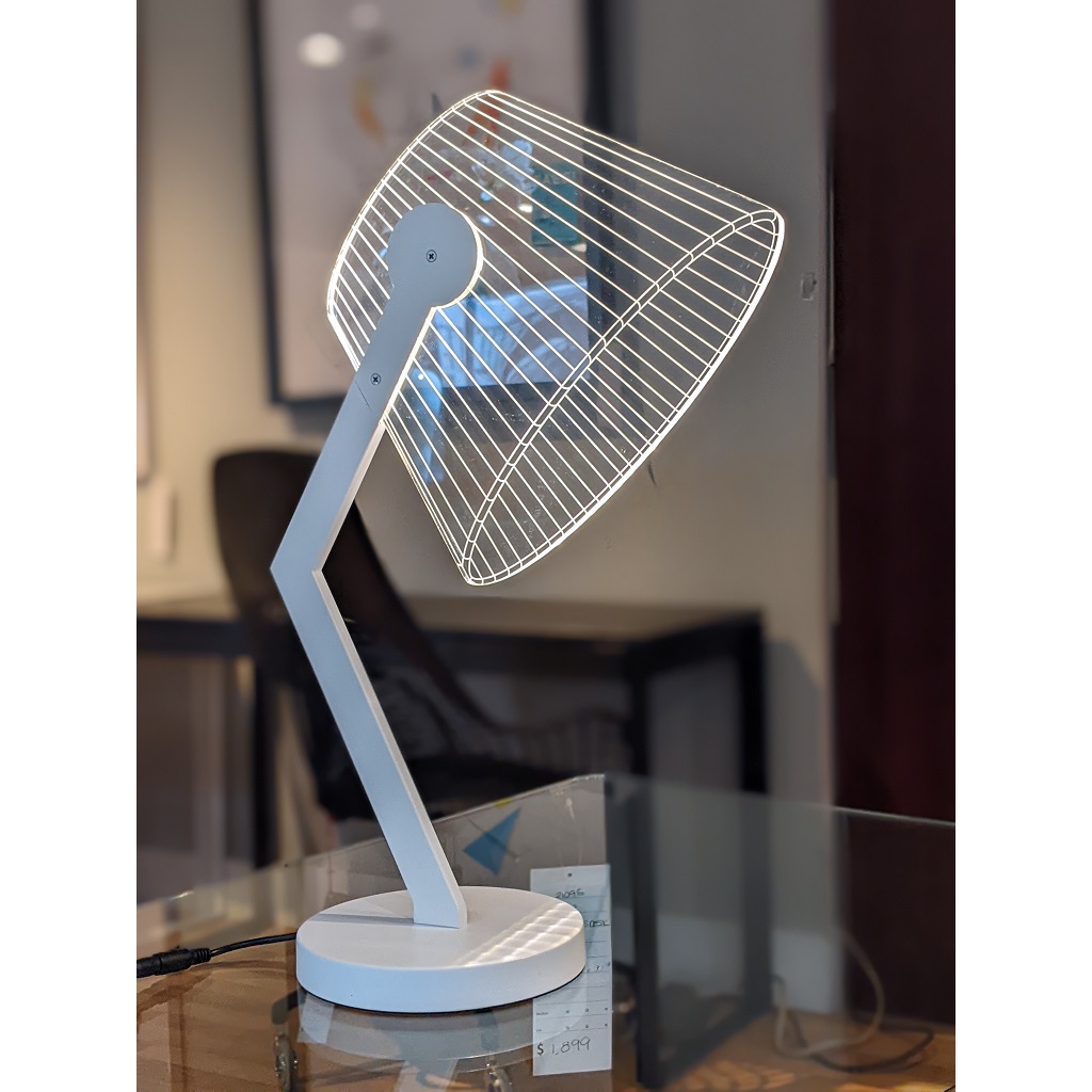 acrylic-table-lamp-white acrylic table lamp white