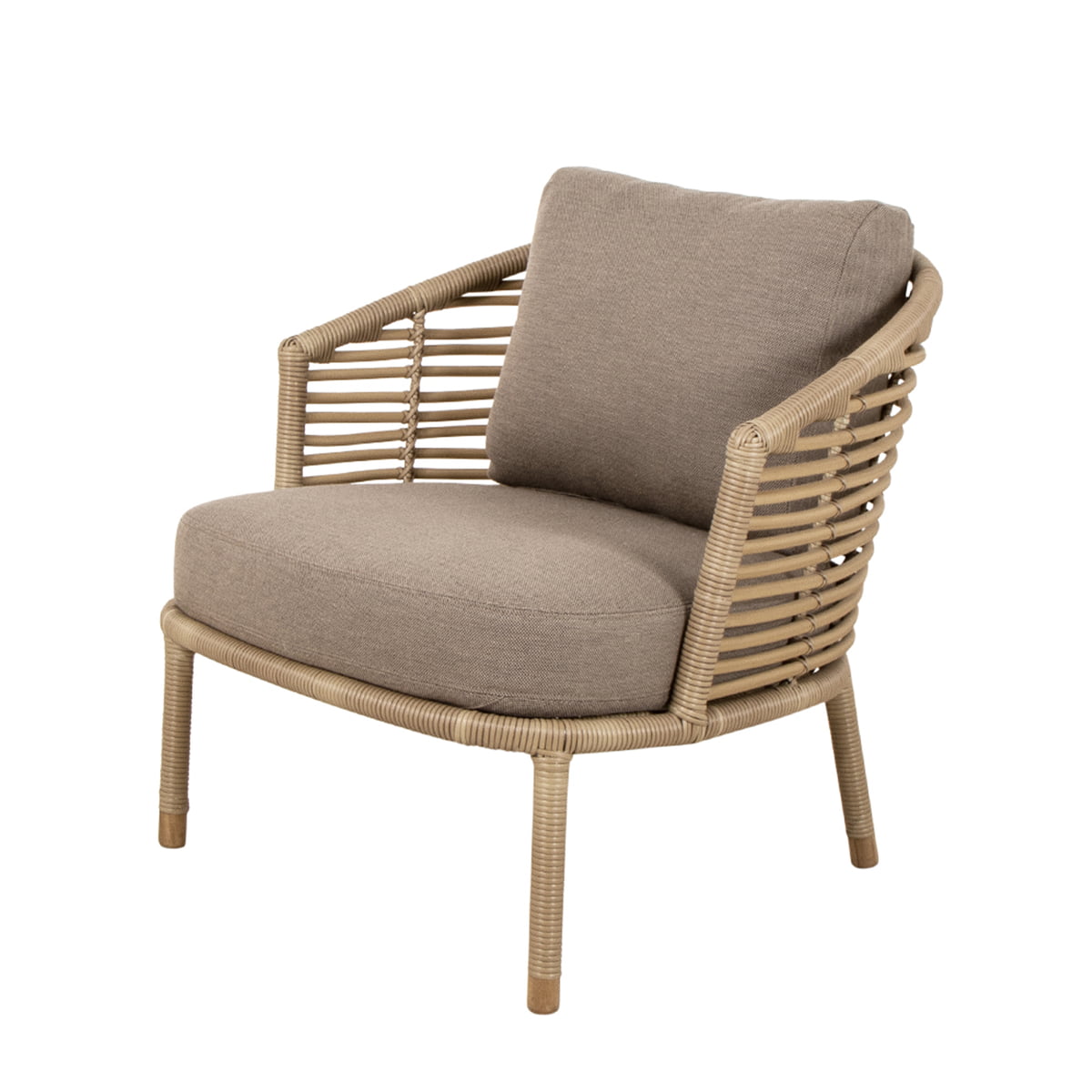 Cane-line-Sense-Outdoor-Lounge-Sessel-natur-taupe