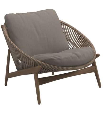 Bora Lounge Chair - Sorrel (Fife Canvas Grey)