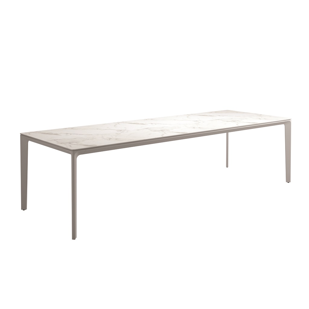 Carver 39.5 x 110 Dining Table Bianco Ceramic - White Carver 39.5 x 110 Dining Table Bianco Ceramic - White