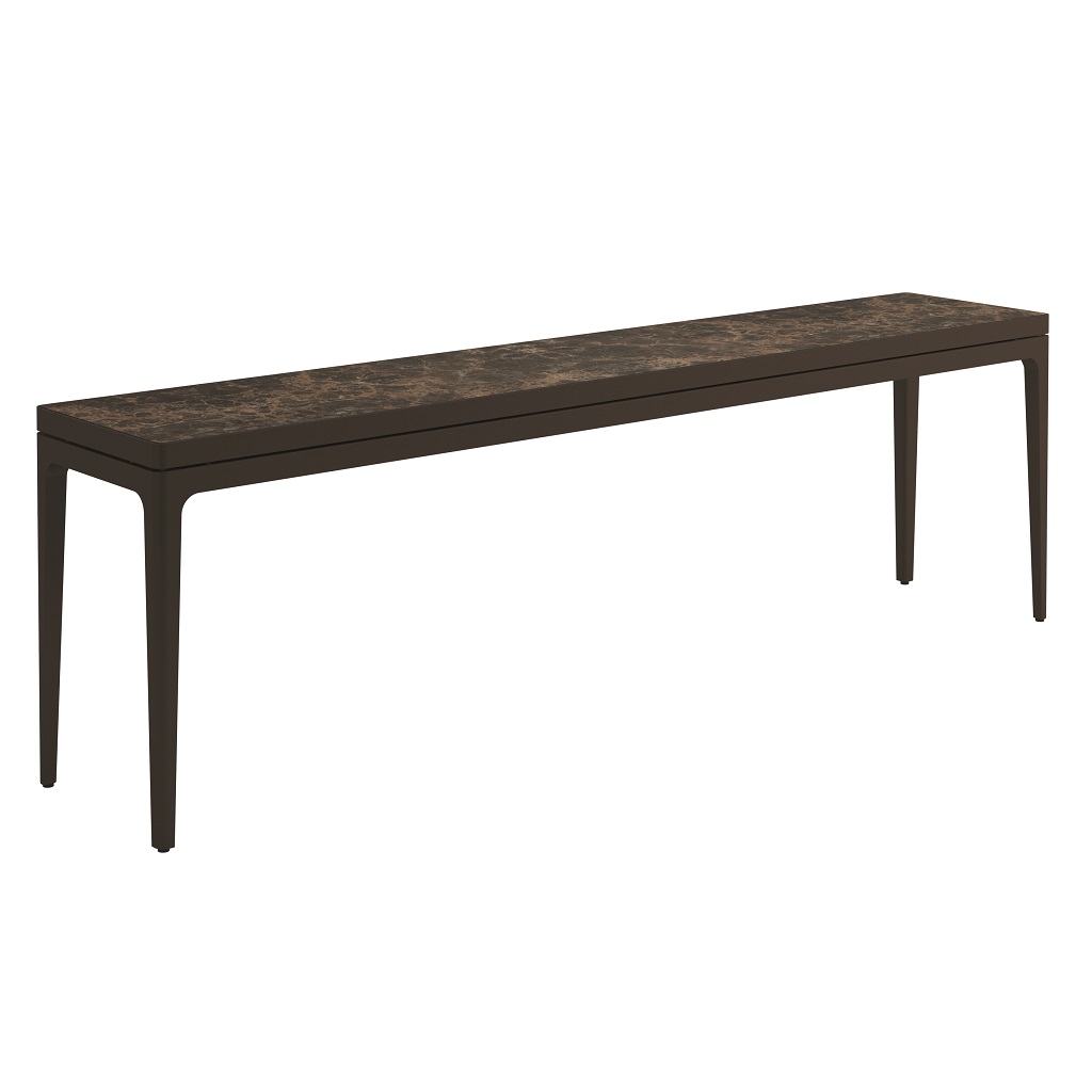 Grid 81 x 16 Console Table Emperor Ceramic - Java Grid 81 x 16 Console Table Emperor Ceramic - Java