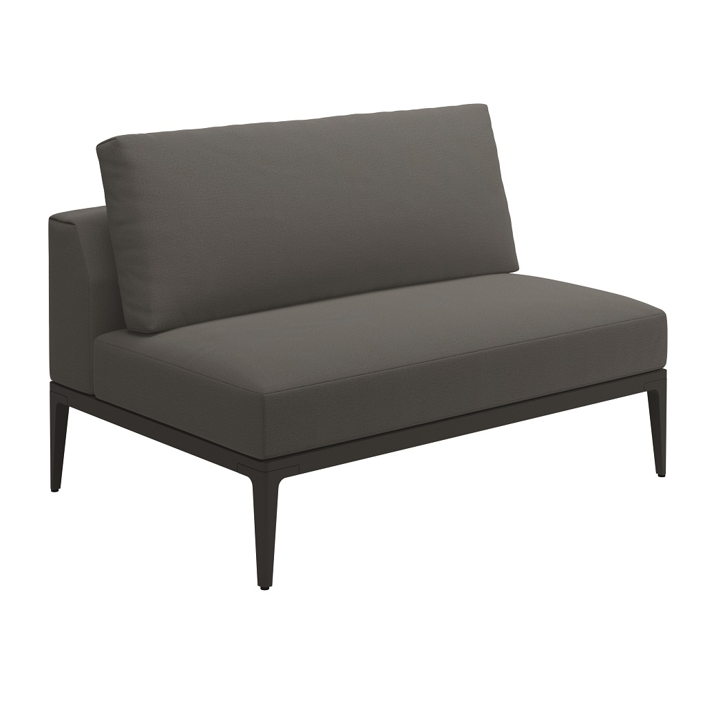 Grid Dining Sofa - Meteor (Blend Fog) Grid Dining Sofa - Meteor (Blend Fog)