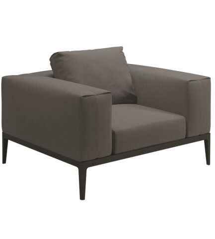 Grid Lounge Chair - Meteor (Blend Fog)