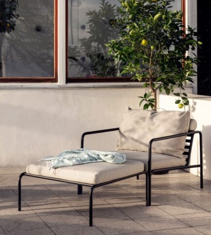 Houe Avon Lounge ChairOttoman Ash 1