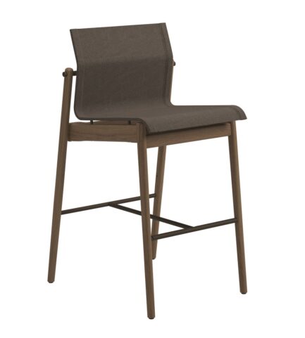 Sway Teak Bar Chair - Java (Sepia)