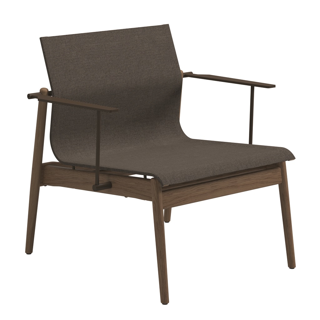 Sway Teak Lounge Chair - Java (Sepia) Sway Teak Lounge Chair - Java (Sepia)
