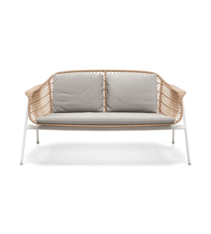 gloster fresco 2seatersofa castsilver