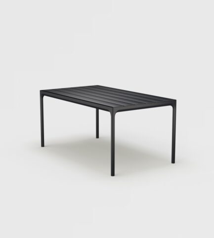 12402 2424 FOUR DINING TABLE 160x90 blackALU Houe