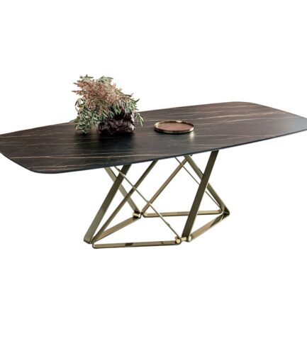 bontempi delta dining table barrel