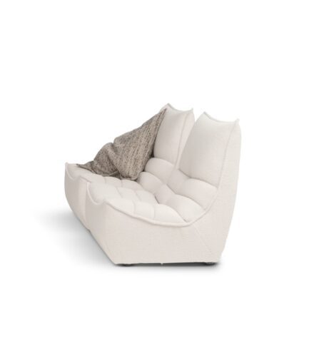 calia italia zip modular armless chair side