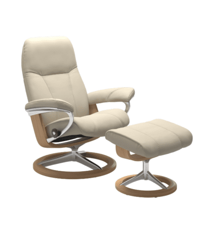 stressless consul signature recliner cream