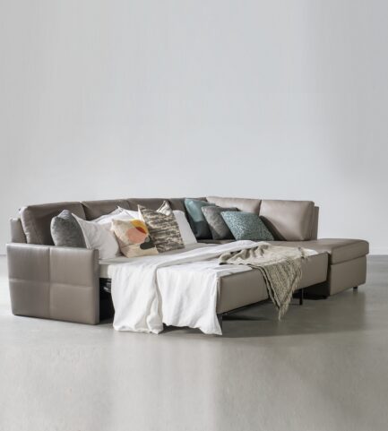 Bentley ComfortSleeperSectional ElmosoftSlate