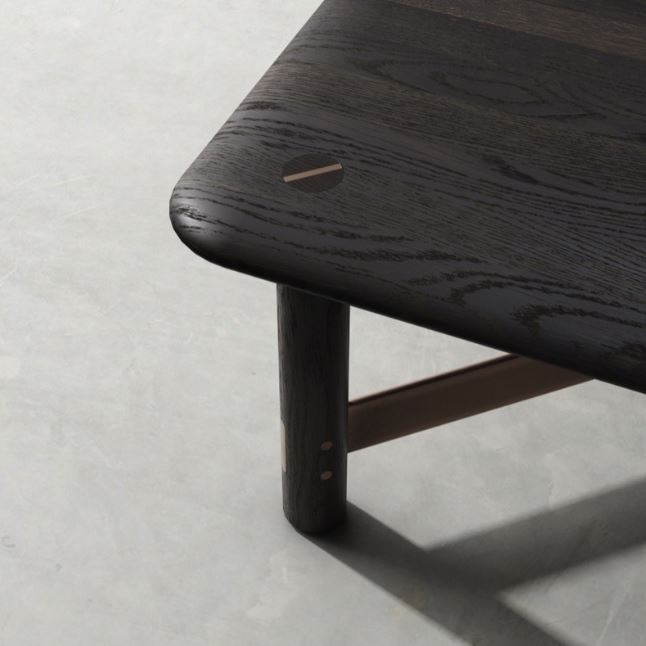 district-eight-stilt-square-coffee-table-detail-ebonized-oak district eight stilt square coffee table detail ebonized oak
