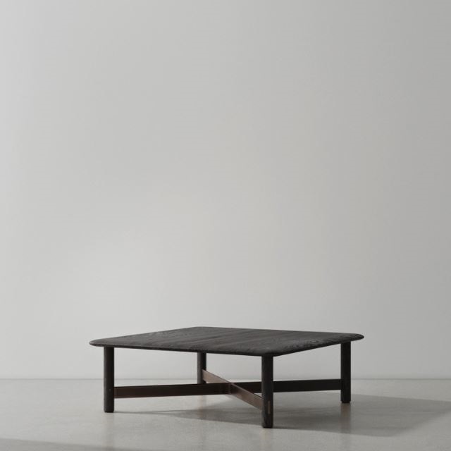 district-eight-stilt-square-coffee-table-ebonized-oak district eight stilt square coffee table ebonized oak