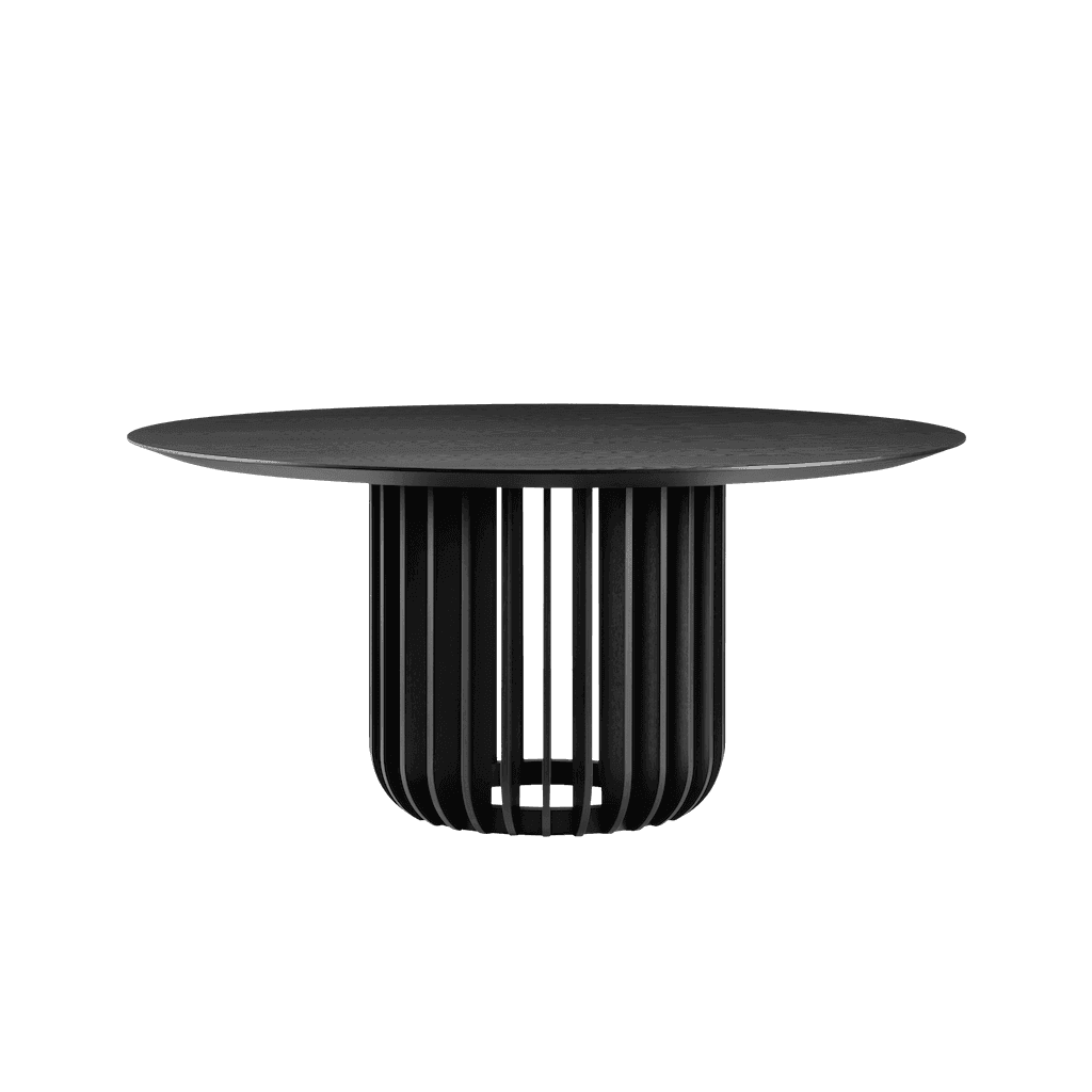 Juice round dining table blkackash Miniforms